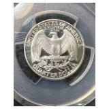 1998-S US PROOF SILVER QUARTER PCGS PR69DCAM