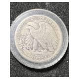 1938-D US WALKING LIBERTY HALF DOLLAR IN AIRTITE