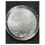 2024 AUSTRIAN PHILHARMONIC 1 TROY OZ .999 FINE SILVER IN AIRTITE