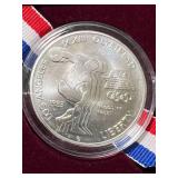 1983 US OLYMPIC COMMEM SILVER DOLLAR