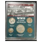 1941 WWII COIN SERIES 5 COIN SET