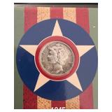1945 WWII VICTORY COIN AND STAMP COLLECTION