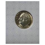 1964 US ROOSEVELT DIME AACGS MS63