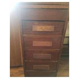 Oak S Curve Rolltop Desk. (Desk Only) 45" x 48" x 29.5"