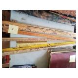 Selection of Wood Yard Sticks