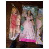 3 Barbies -2 in Original Box
