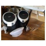 2-Filtropur Air Cleaners with Extra Filters and Small Fan