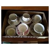 6- Cups and Saucers