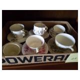 6- Cups and Saucers