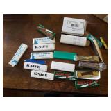 Selection of Pocket Knifes and one Straight Edge Razor