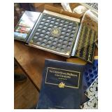 Framed State Quarters and Empty Holders