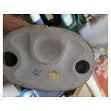 New Teapot in Box and 2 14" Figures