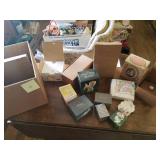 Avon Bunny Collection and Small Glass Baskets