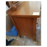 Oak Dresser with Mirror. 67" total x 42" x 20"