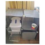 4 Cube Wire Rack and Misc