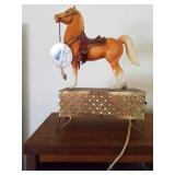 Vintage Horse Lamp
