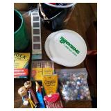 Group of Books, Toys, Marble