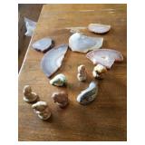 Wade Figures and Polished Rocks