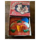 Akro Agate Childs Tea Set