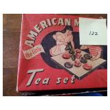 Akro Agate Childs Tea Set