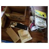 Make Up Mirror, 2 Rolling Curling Irons, Heating Pads and Misc