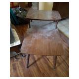 3 Piece MCM End Table and Coffee table Set with TV