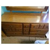 Dresser with Mirror. 30.5" x 55" x 18"