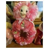 Vintage Doll, Dog and Bunny