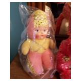 Vintage Doll, Dog and Bunny