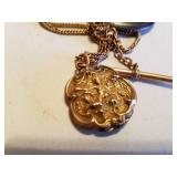 Brevet Swiss Made Pocket Watch with Beautiful Chain and Pocket Watch Case