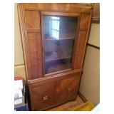Vintage China Cabinet, 66.5" x 36" x 15"