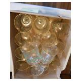 Set of 16 Christmas Goblets