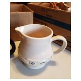 Lonberger Pitcher and Vintage Western Germany Cat Pitcher