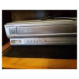 Small Desk and CD,DVD,VHS Magnavox Player