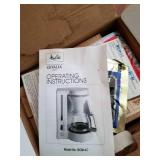 Home Ice Maker, 3- Microwave Trays and New in Box Gevalia Coffee Maker