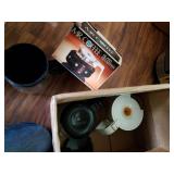 Hamilton Beach Coffee Maker and Box of Misc Coffee Pots