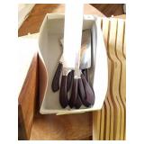 Knife Holder with Knives and Other Holder and Knives