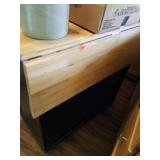 Kitchen Cart on Wheels and Lift up Leaf. 36" x 36" x20"