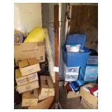 Vintage Oak Coat Rack and Small Side Table