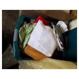 Tote of Fabric and Bolt of Fabric