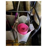 Laundry Cart with Contents