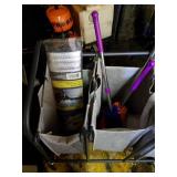 Laundry Cart with Contents