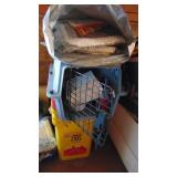 Pet Carrier and Cat Items
