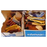 2-Boxes of Gloves. Most are Brand New
