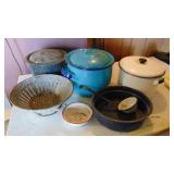 Selection of Enamelware