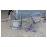 3-Large Wire Baskets 22.5" x 19.5" x15"