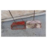 2- Vintage Adverting Dust Pans