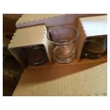 NOS Princess House Crystal Punch Bowl With Cups