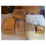 NOS Princess House Crystal, #417S, #953, #459, #034S. Glasses, Small Pitcher and Goblets