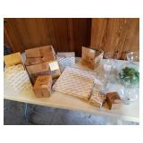 NOS Princess House Crystal, #444, #430, #461, #834, #075, #408L, #948, #475 and 5 Other Vases